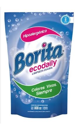  BORITA  C/ SUAVIZANTE X 800ML